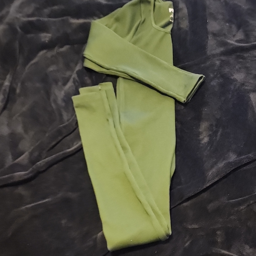 PINK Victoria's Secret Olive Green Top